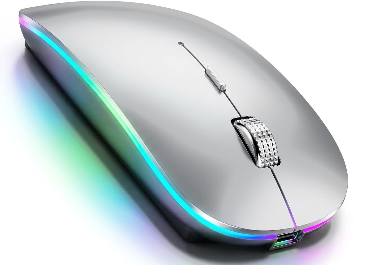 Premium RGB Wireless Mouse with Custom Logo