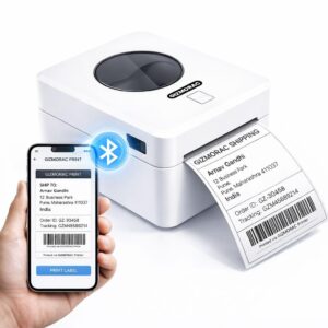Wireless Bluetooth Portable Shipping & Barcode Printer | Ecommerce Label Printing Machine