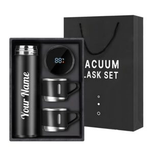 Premium Vacuum Flask Gift Set with Smart Temperature Display