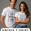 Cotton Unisex Personalised Photo & Text Printed Customized Tshirt