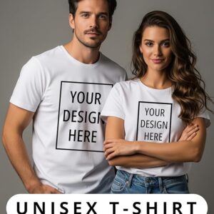 Cotton Unisex Personalised Photo & Text Printed Customized Tshirt