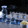 Premium Glass Water Serving Set – Set of 7 Office & Corporate Drinkware Set | Custom Branding Available